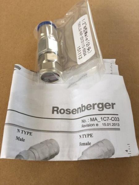 Rosenberger RF Coaxial  Connector N male for 1/2 flexible cable