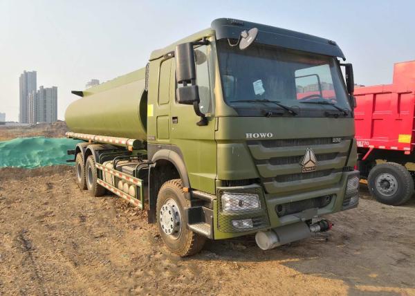 caminhão de petroleiro 336HP do fuel-óleo 15CBM para o uso do exército, caminhões de entrega do fuel-óleo