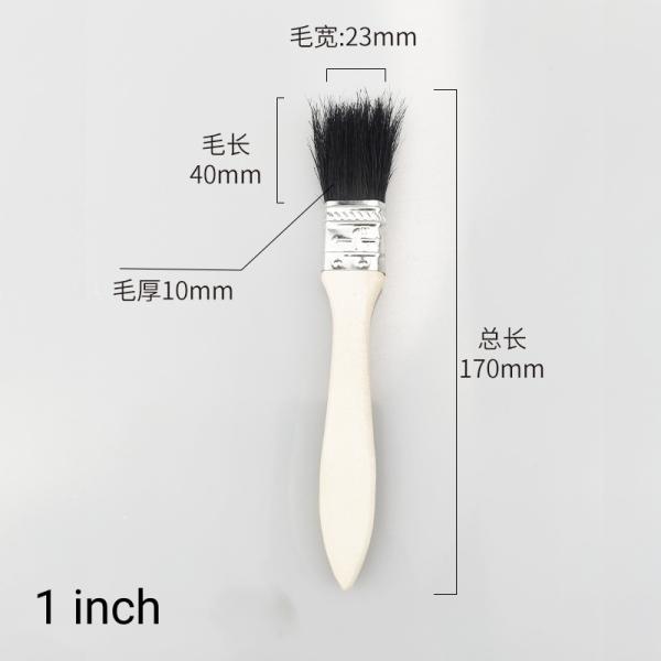 Custom Artist Painting Tools Wooden Handle Paint Brushes with Different Size Shipping