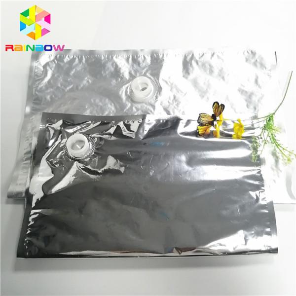 Leak Proof Spout Pouch Packaging Aluminum Foil 2L 3L 5L Wine Apple Juice Storage