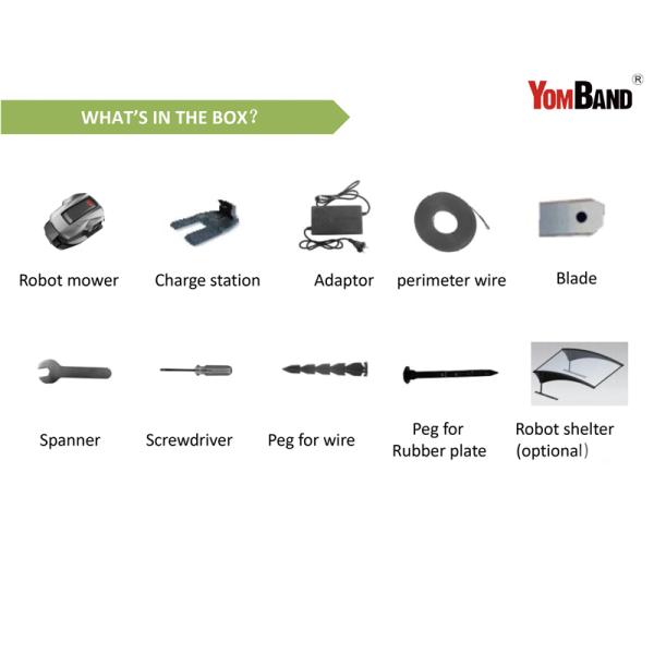 Газонокосилка высоты регулируемая, перезаряжает автоматическую косилку сада робота малошумную