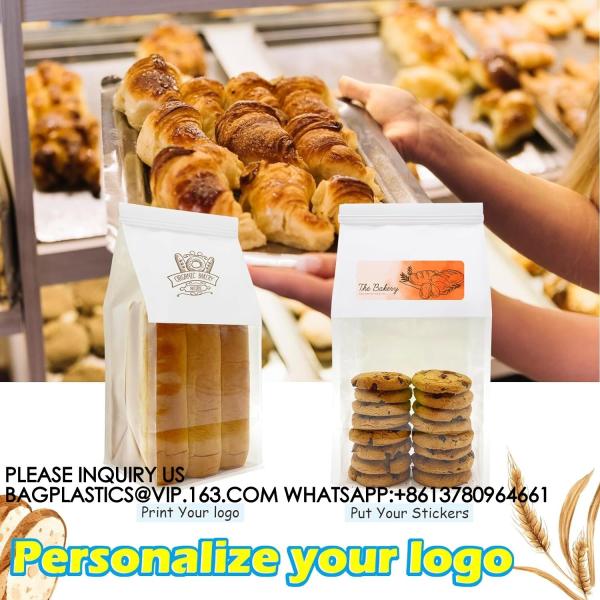 Paper Bread Bags For Homemade Bread Sourdough Bread Bags Bakery Bags With Window Cookie Bags For Packaging