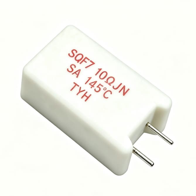 7W Wire-wound thermal fuse resistor for industrial circuit protection