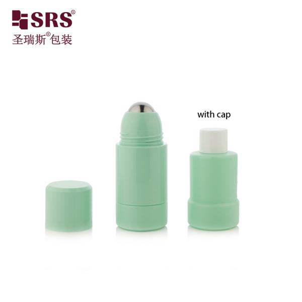 Refillable PP PCR Roll On Bottle 50ml 75ml for Cosmetic Deodorant