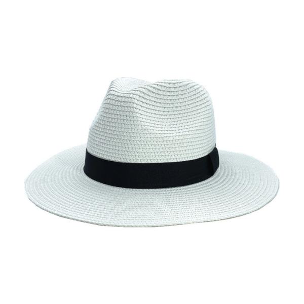 Sun Protection Beach Hat Panama Straw Material Adult Size 56-58cm Ideal for Men and Women