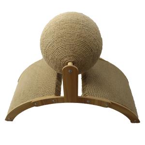 Superfície áspera de Paw Novelty Cat Scratcher Ball Toy For Scratching And Play