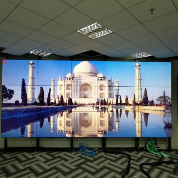 Super Narrow Bezel 0.88mm Lcd Splicing Screen 55 Inch Seamless 4k Video Wall Display