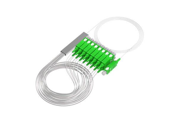 Divisor de aço da fibra ótica do tubo 1*16 0.9mm 1.5M PON