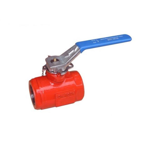 Oilfield Threaded Ball Valve Manifold Control Valve A216 WCB Oil Patch Ball Valve