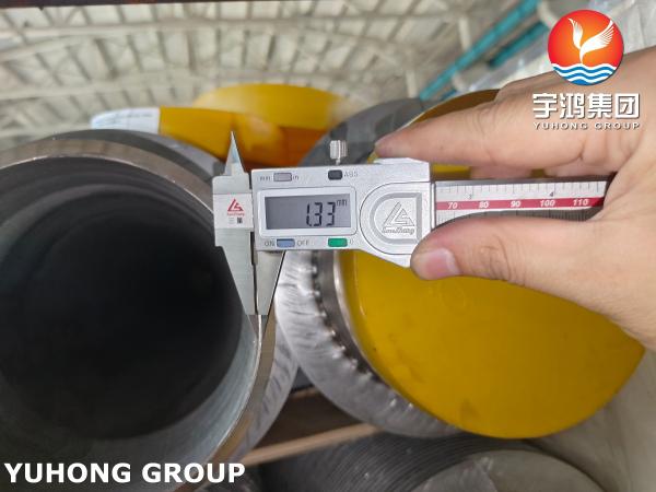 ASTM A376 TP347H Tubes à nageoires solides avec nageoires en acier au carbone pour la récupération de la chaleur usée