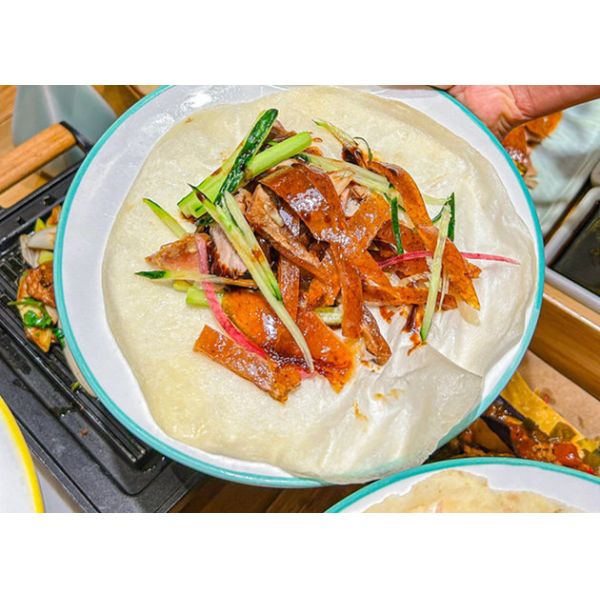 Chinese Frozen Duck Pancake Manufacturer | EU Standard Duck Pancake for Fast Food & Takeaway, Bulk Supply with BRC & HALAL Certification