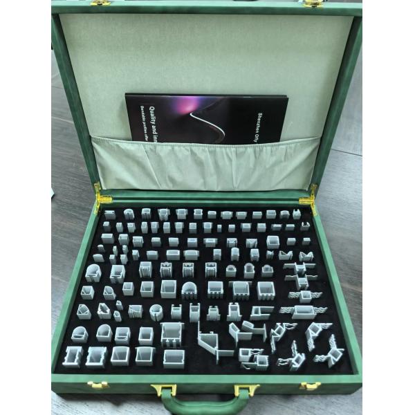 Caja de muestras de perfiles de aluminio LED