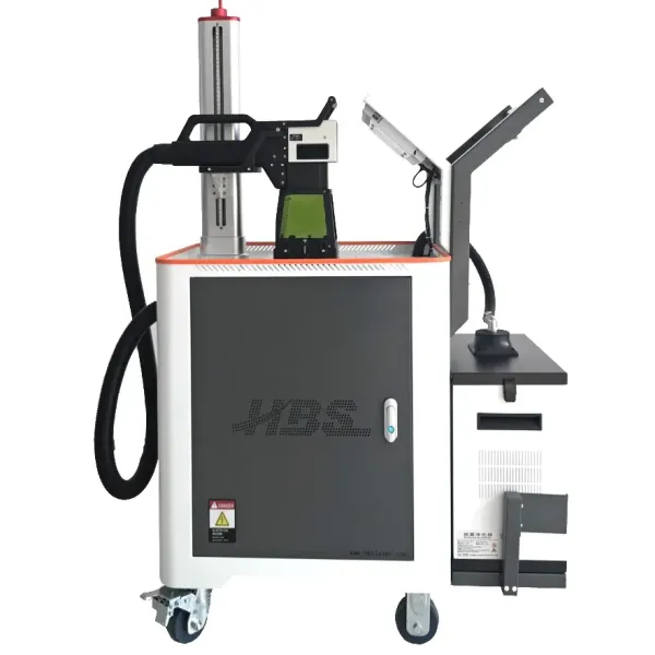 Portable Handheld Fiber Laser Marking System With Safe Cover 1064nm