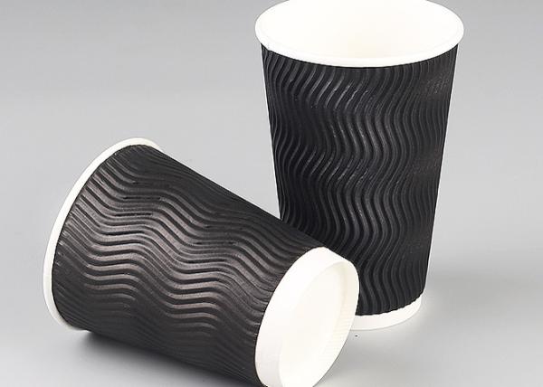Food Grade Brand Triple Wall Cups Heat Insulated For Hot Coffee / Beverage