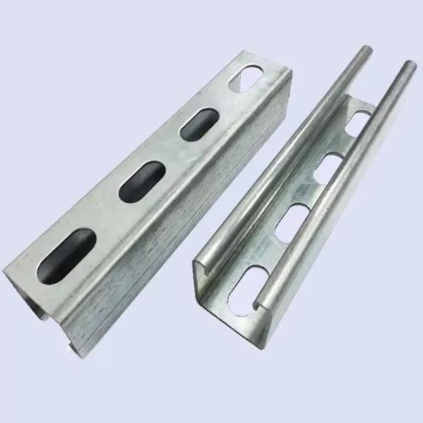 Anodizing Galvanized Unistrut Channel Lipped Aluminum Strut Channel Slotted
