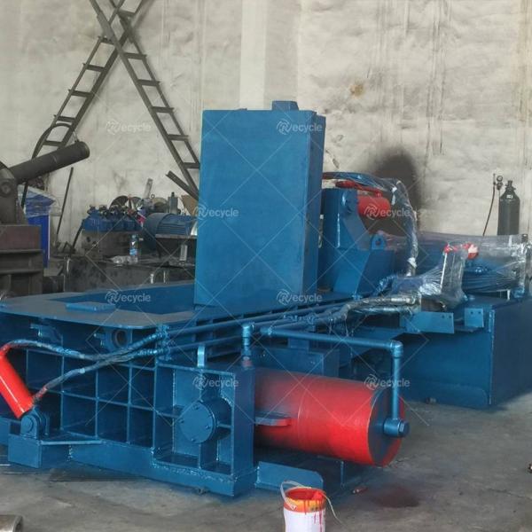 Mobile Horizontal Press Baler Machine Automatic Scrap Metal Press Machine
