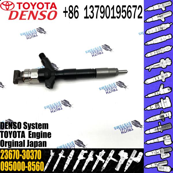 23670-30370 injetor comum diesel Assy Toyota Avensis Injectors do trilho