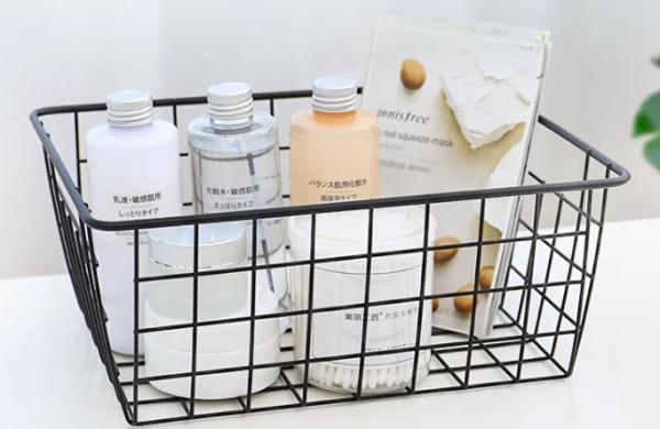 Customized 304 Stainless Steel Wire Mesh Storage Baskets For Kitchen And Bathroom