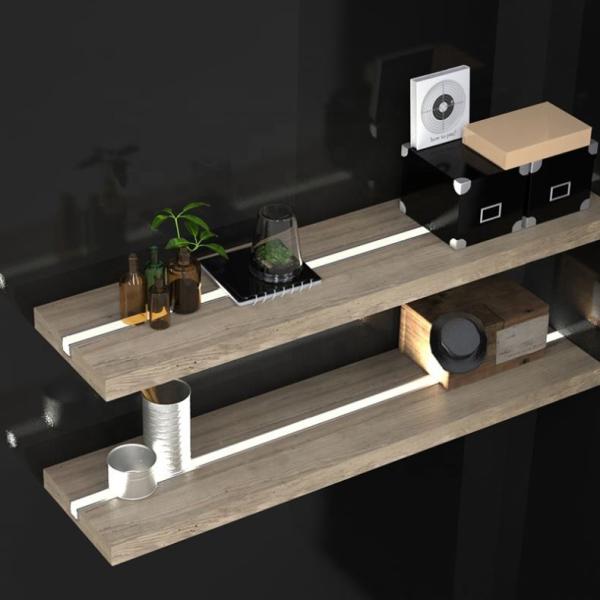 V Shape Recessed Aluminium Extrusion For LED Strip Black Silver white color