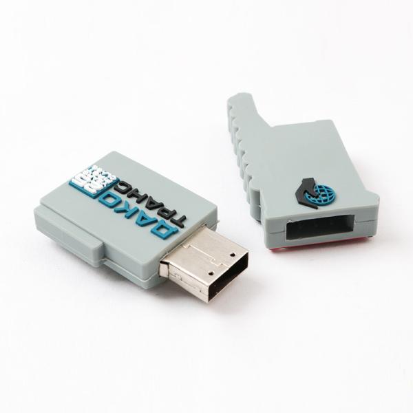 мягкий изготовленный на заказ напечатанный USB 8M/s 2D управляет подарком 256GB для рекламы