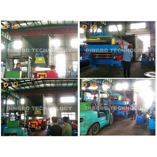 TR6 Aluminum Steel Sheet Making Machine , Steel Sheet Roll Forming Machine