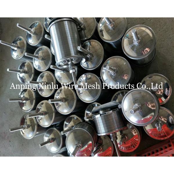 Double Flow Johnson Wedge Wire Hastelloy C Filter Nozzle 300PSI  With Screw M10
