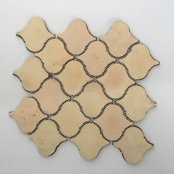 Factory Supply Bronze  Metallic Copper Tiles Lantern Design For Kitchen Backsplash Metal Tiles