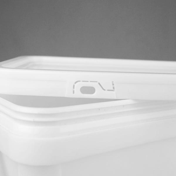 Ведро квадрата 1 галлона 3.5L пластиковое со способностью уплотнения крышки превосходной