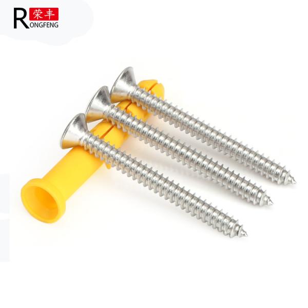 Ancres en plastique d'OIN de mur en nylon standard d'isolation