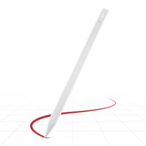 Coluna de lápis de caneta digital com instruções de carregamento de luz vermelha