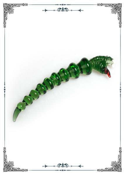 Colorful Hand Blown Snake Glass Dabber Smoking Water Pipe Accessories