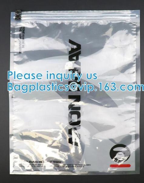 eco-friendly, Slider Hook Hanging Zipper Bag, Slider Zipper PVC Pencil Bags, wig hair packaging bag