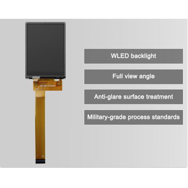 Индикаторная панель 240x320 Lcd разрешения вертикальной нашивки RGB расположения пиксела 2,4 дюйма