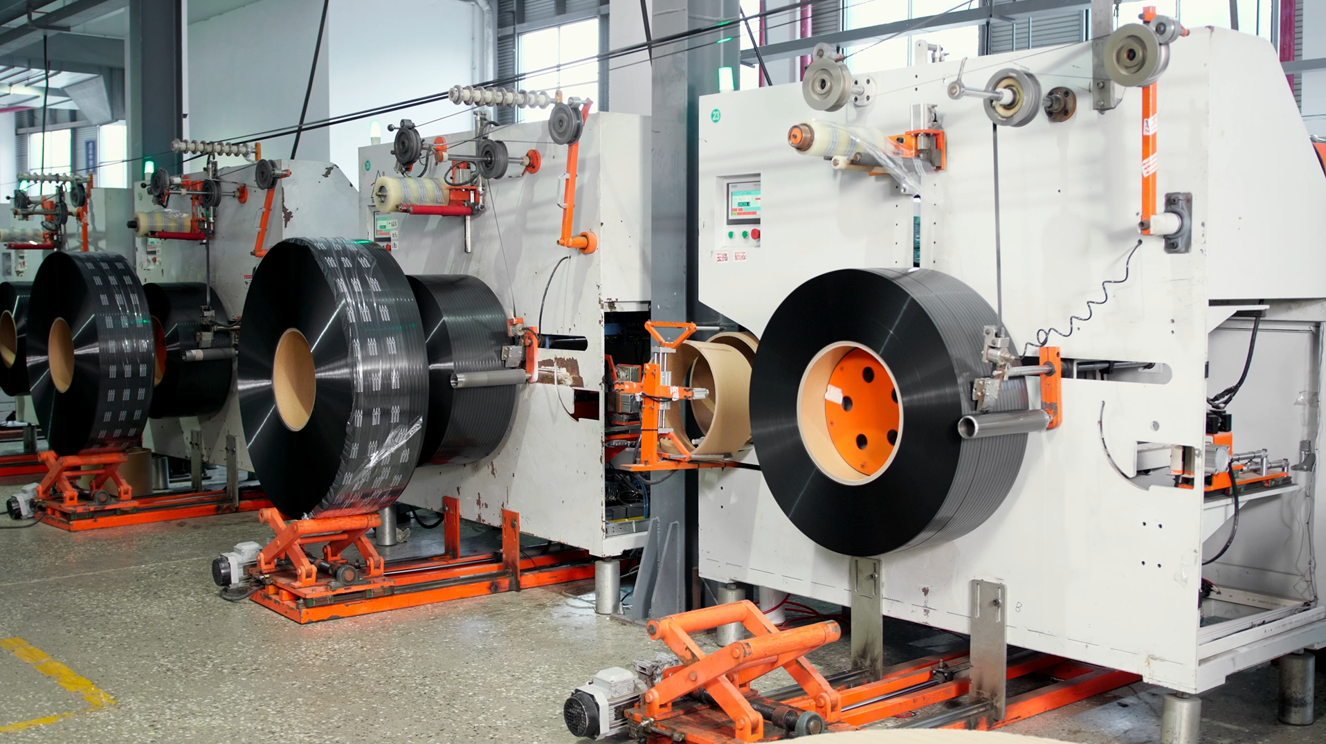 Industrial Grade PET Strap Winder 406MM 1200MM Automatic Winder Machine