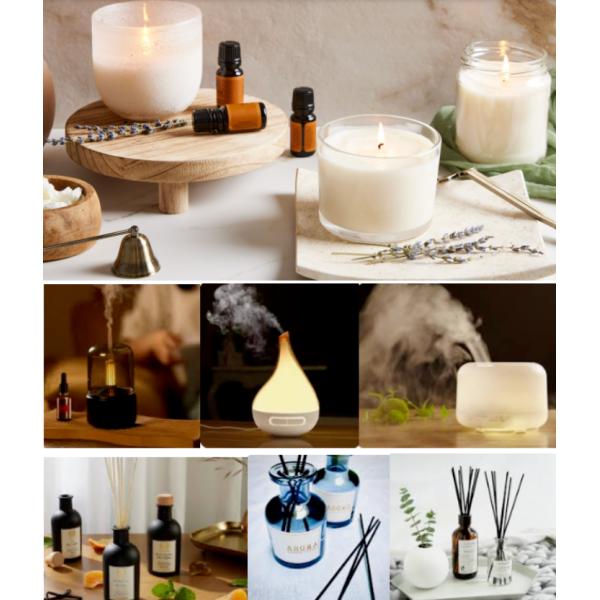 Popular Scented Candles Ginger Flower Fragrance Essence  Fruity Scent Type