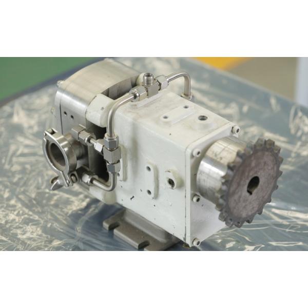 Белый двойной счетчик- расходомер роторного насоса 2.6m3/H лепестка NPT SAE 2 насоса лепестка