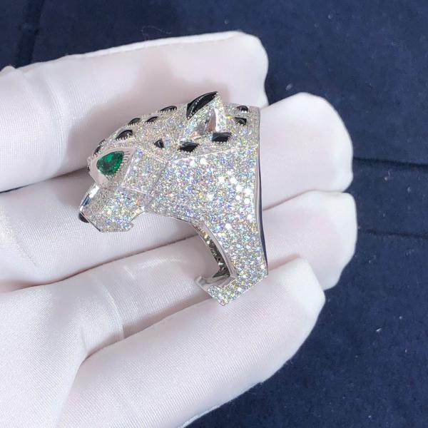 Hot Selling Natural Diamond Jewelry 18k Gold Car Tier PanthèRe De Car tier Ring