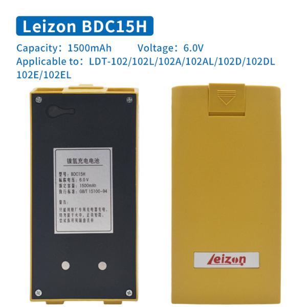 Batería para teodolito Leizon BDC15H de níquel-hidrógeno RUIDE/TiANYU BDC15L de litio