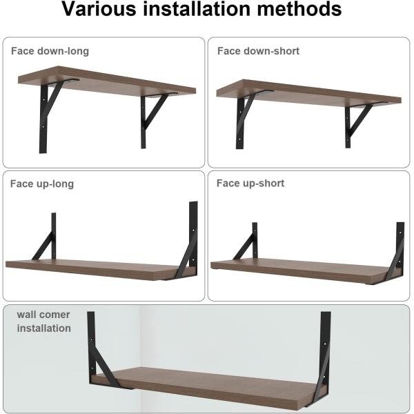 Steel Support Bracket for Wall Mounting Standard Metal Fabrication Angle Bracket