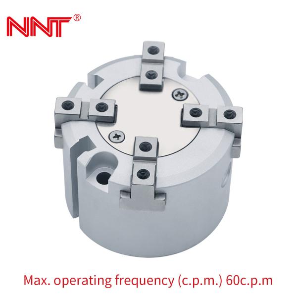0.1-0.6MPa 4 Jaw Pneumatic Gripper , NNT Parallel Gripper Pneumatic