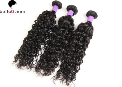 7A Grade Water Wave Indian Virgin Hair 100% Unprocessed No Shedding , Tangle Free