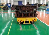 Carro eléctrico de la transferencia de la industria de cobre, en el carro de fundición de la transferencia del carro de la transferencia del carril