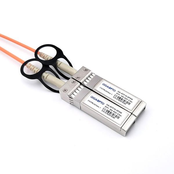 3m OM2 850nm SFP Qsfp+ Активный оптический кабель Multi Mode
