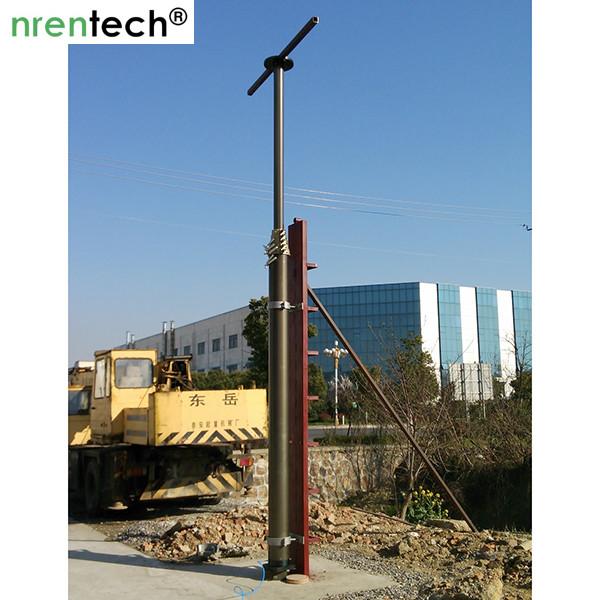 9m lockable pneumatic telescopic mast 200kg payloads NR-2200-9000-200L telecom antenna mast