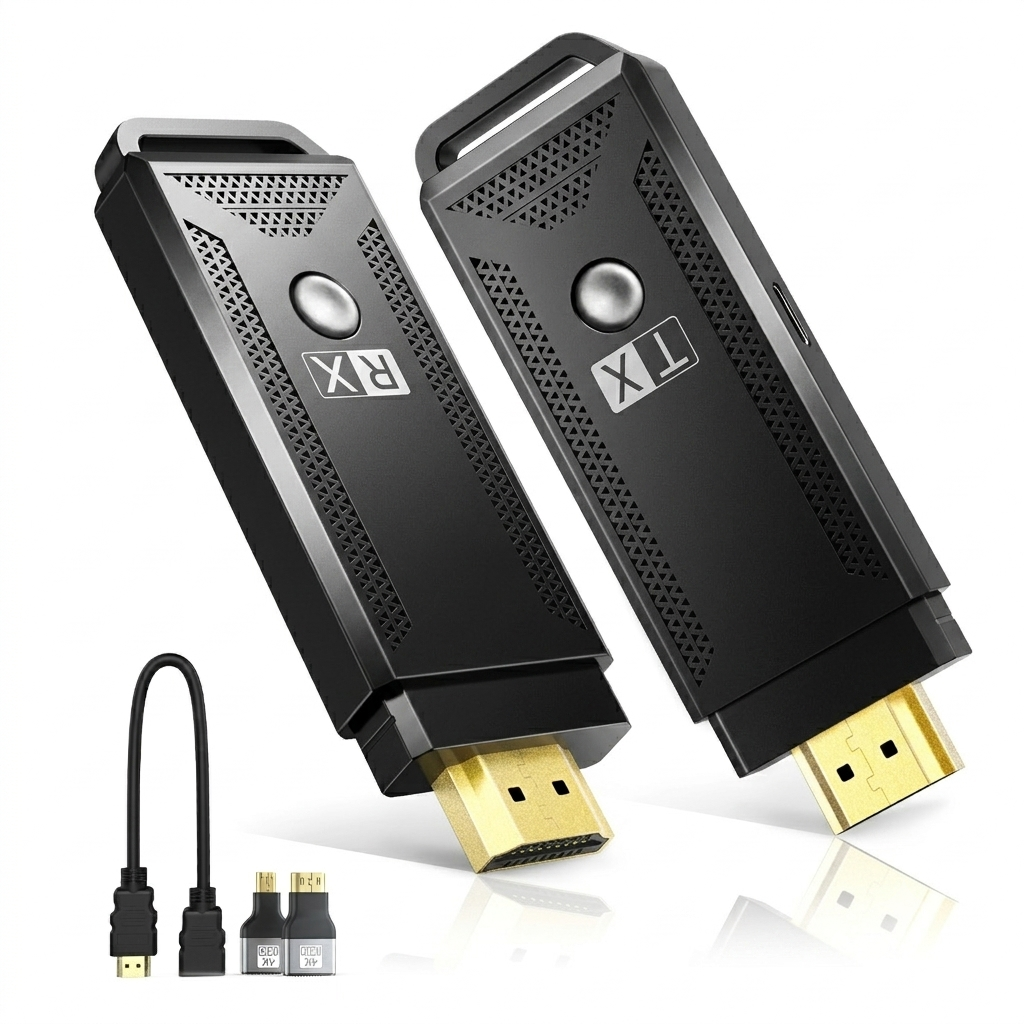 30M Wireless HDMI Transmitter And Receiver 1080P 60Hz Video Transmitter And Receiver Kit Plug And Play