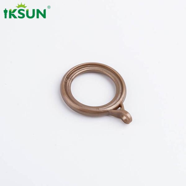 Heavy Duty 35mm Curtain Rings , Drapery Rod Rings Dark Gold Color