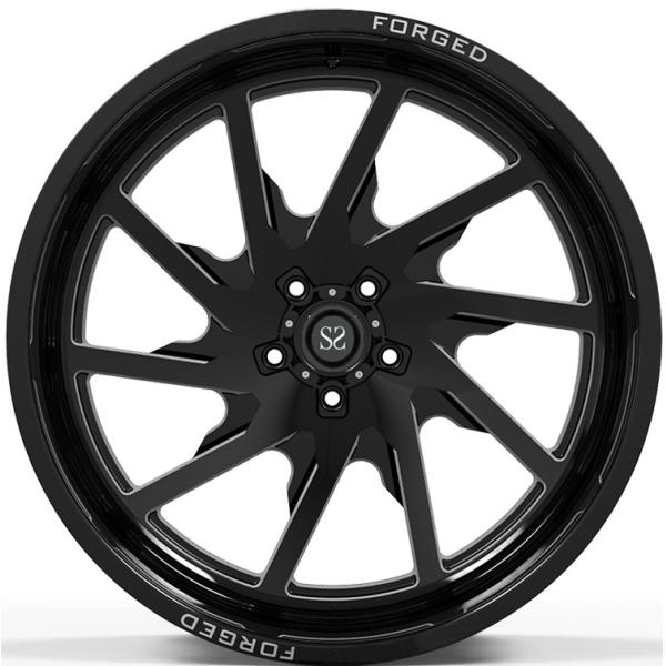 С чернота лоска 24кс12 и 24кс14 оправ Рад подвергла глубокую губу механической обработке подгонянная оправа колес 4кс4