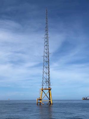 Auto torre galvanizada 25m de levantamento da construção de aço de 20m