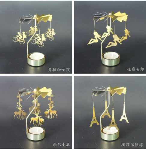 Decorative 26g H12cm Metal Modern Candle Holder