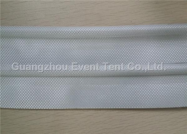 8mm 850gsm Panama fabric 20mm double flap keder for tent structure